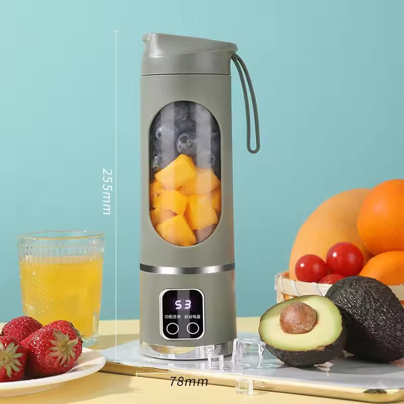 Portable USB Rechargeable Blender & Juicer – Personal Wireless Mini Smoothie Maker with Stainless Steel Blades for Shakes & Juices
